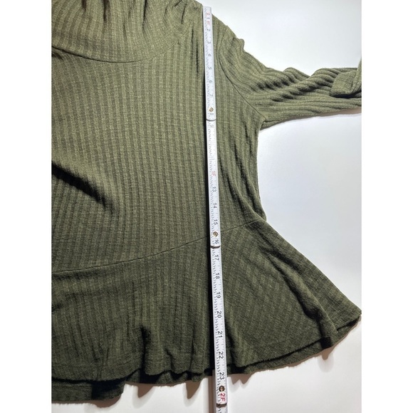 Anthropologie Maeve Ribbed Cowl Neck Long Sleeve Top - Picture 7 of 9